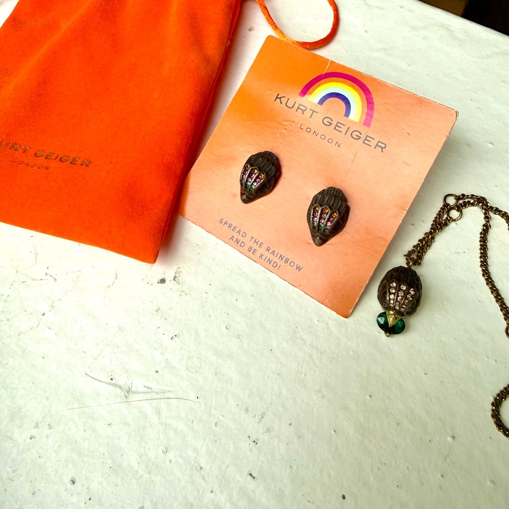 Kurt Geiger Necklace and Earrings NWT - Picture 11 of 11